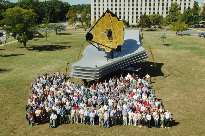 JWST Full-scale model at NASA Goddard