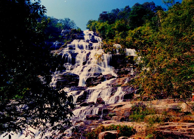 น้ำตกแม่ยะ Mae Ya waterfall, Thailand.