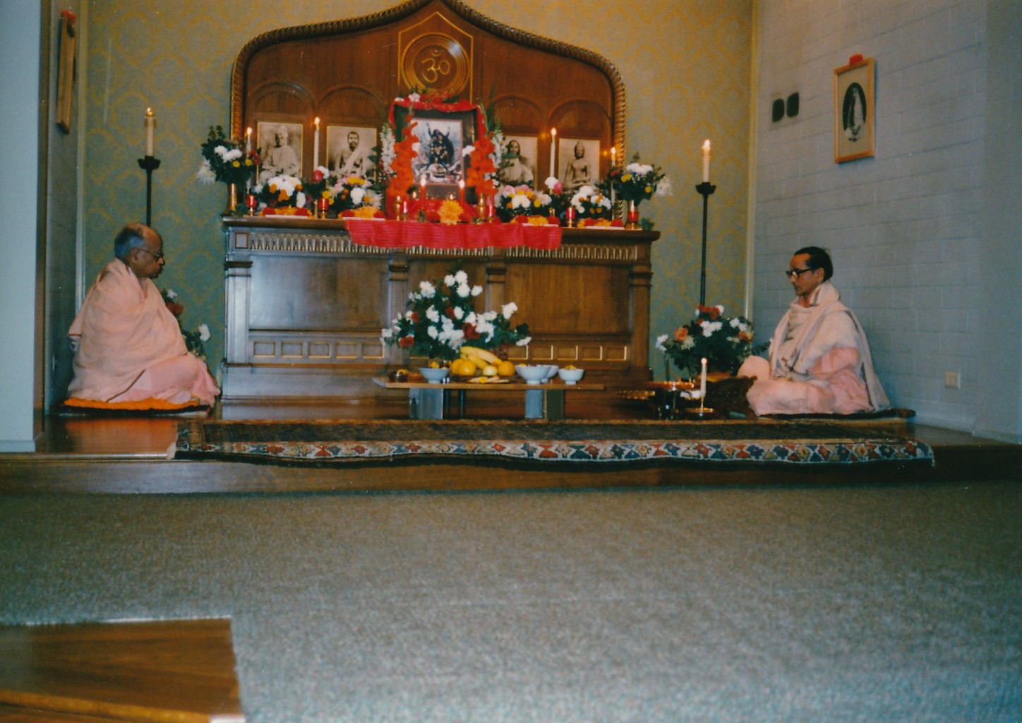 Swami Shraddhananda Swami Pramathananda Kali Puja