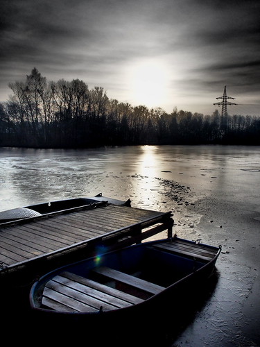 Boot am Steg | by Cafeja