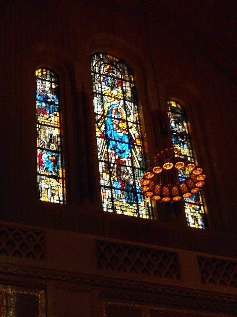 Stained-glass, The Basilica of the National Shrine of the Immaculate Conception, Washington DC, USA - www.meEncantaViajar.com