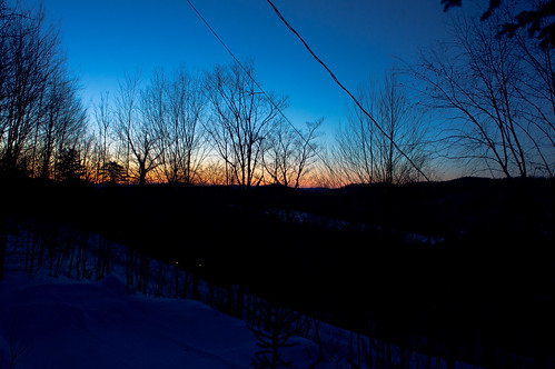 winter sunset quebec hiver coucherdesoleil laurentides saintadolphedhoward