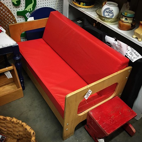 Cute Childcraft sofa for $69.00 from vendor 8!! #shopalyssas #homefurnishings #autumn #kidsofinstagram #kidsroom #shopalyssas | by ShopAlyssa's