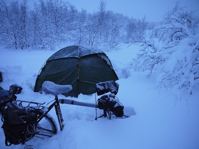 Hilleberg Allak in snow