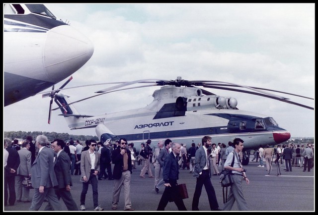 Aeroflot MIL MI-26 CCCP-06141 at Farnborough Airshow 1984 - see comments for more photo's !!!