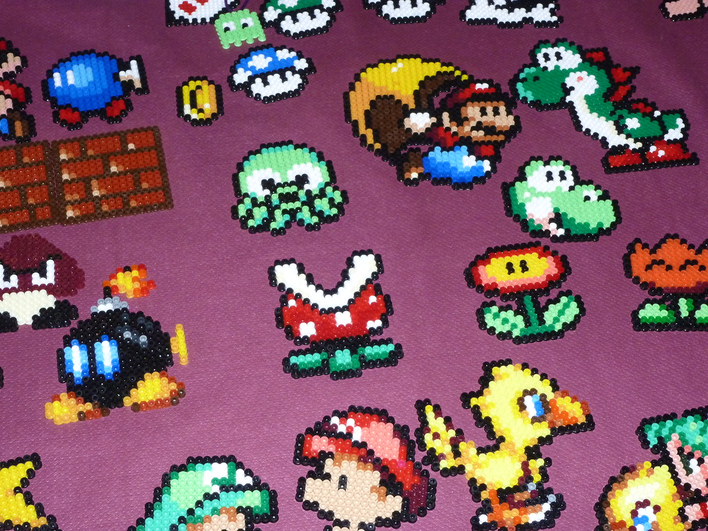 Aquabeads videojuegos  Figuras de Hama Beads