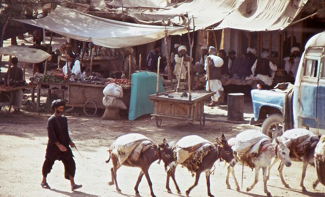Streetscene Kandahar, Afghanistan 1973