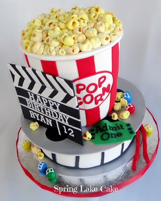 Movie night cake