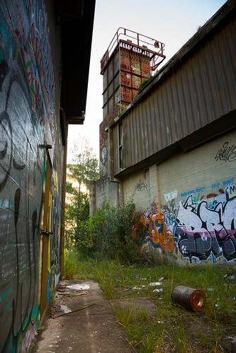 sunset heritage abandoned entropy graffiti rust decay derelict quarry overgrowth hornsbyquarryhouse