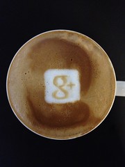 Today's latte, Google+.