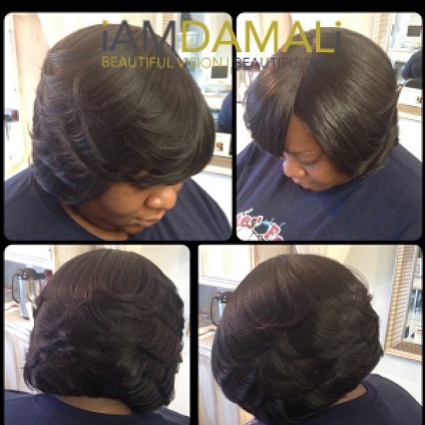 Love This Layered Bob With Duby Hair Quickweave Ia