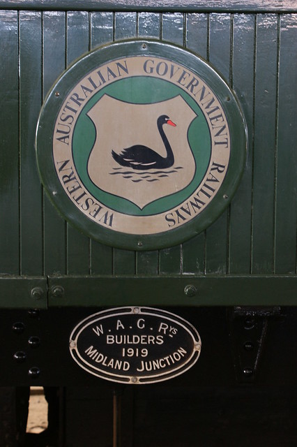West Australian Government Railways Works Plate & emblem