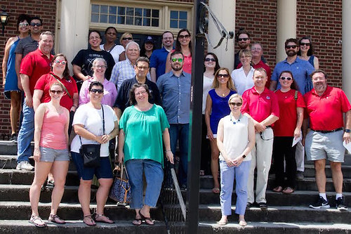 Office of Advancement Members Visited the Site of Shenandoah's Original Campus for Annual Retreat