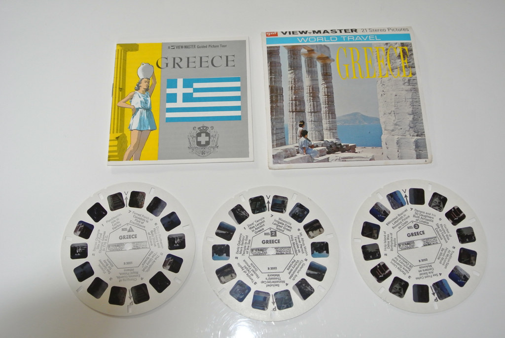 Vintage Greece Viewmaster Reels, jadedoz
