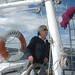 NZ. Sailing at the helm of 'Barbary on 7th April 2010 for my mothers 9oth birthday