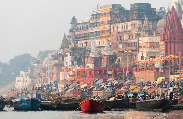 misty morning on the Ganges
