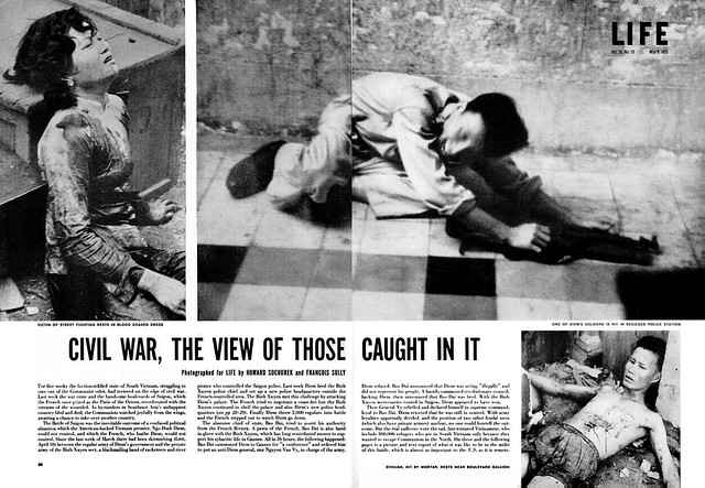 LIFE Magazine May 9, 1955 - CIVIL WAR, THE VIEW OF THOSE CAUGHT IN IT (1)