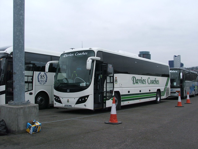 Davies Coaches Plaxton Panther bodied Volvo B9R DC62 WAL