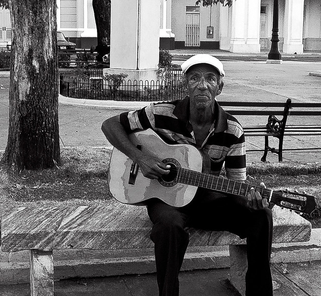 Músic de carrer,  Músico callejero, Busker  (Cienfuegos,Cuba)