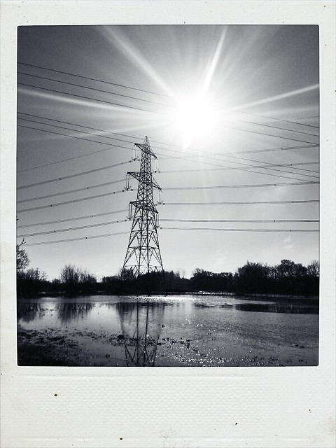 waterlogged pylon...