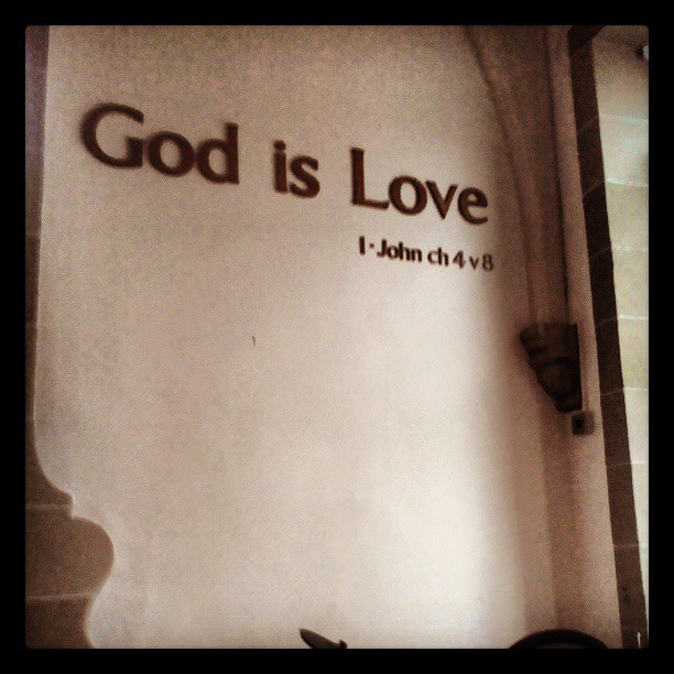 God is love 1. John 4:8
