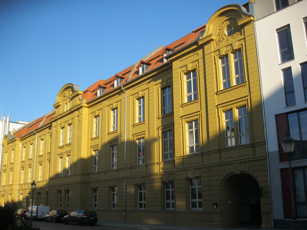 1904/10 Magdeburg neobarocke mittlere Töchterschule von StBI Wilhelm Berner Prälatenstraße 3 in 39104 Mitte