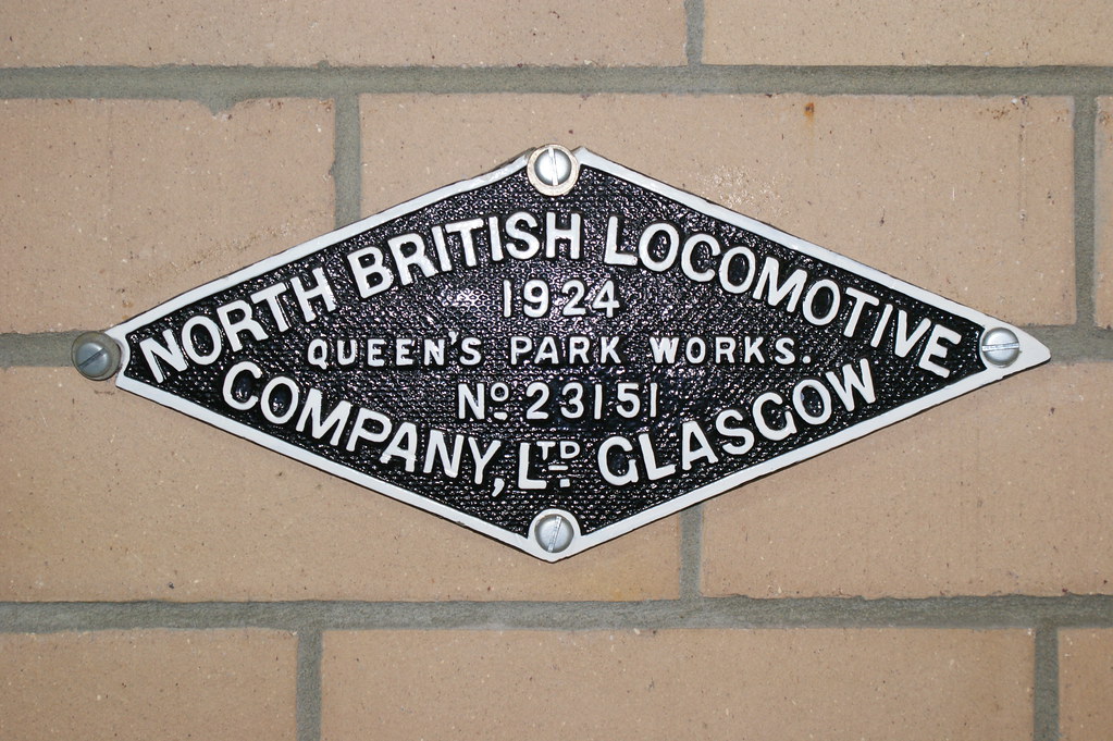 North British Works Plate