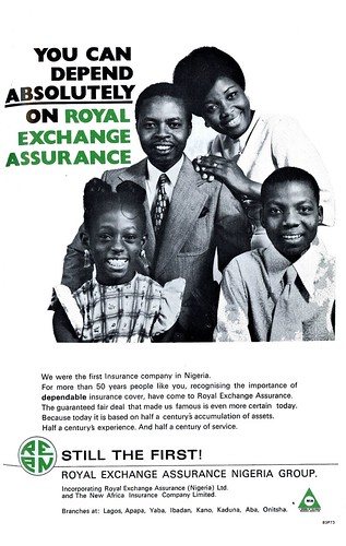 Guide to Lagos 1975 023 royal exchange assurance nigeria