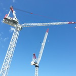 Cranes Building Wollongong Central