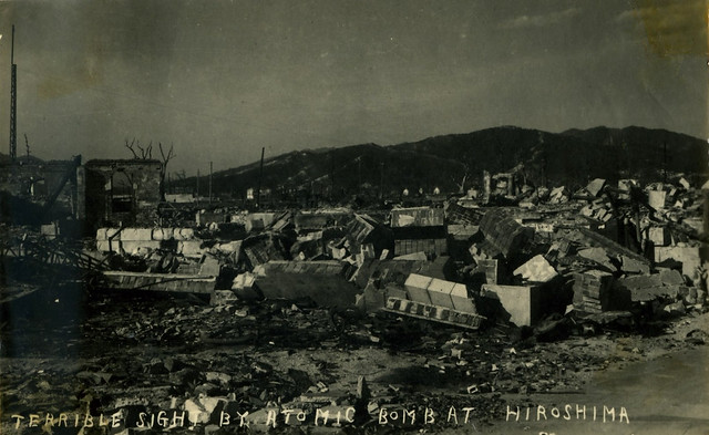 Devastation of the Atomic Bomb - Hiroshima April 1946