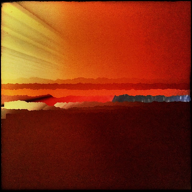 Abstraction: my phone took this photo in my pocket.  Rather Rothko-esque I feel !!