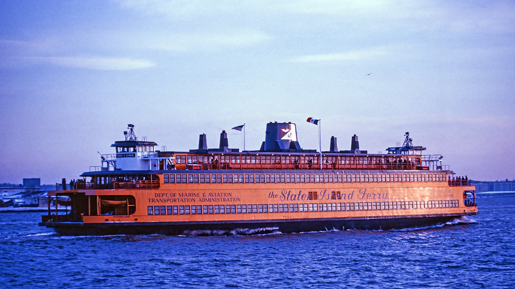 Staten Island Ferry, January 1977.