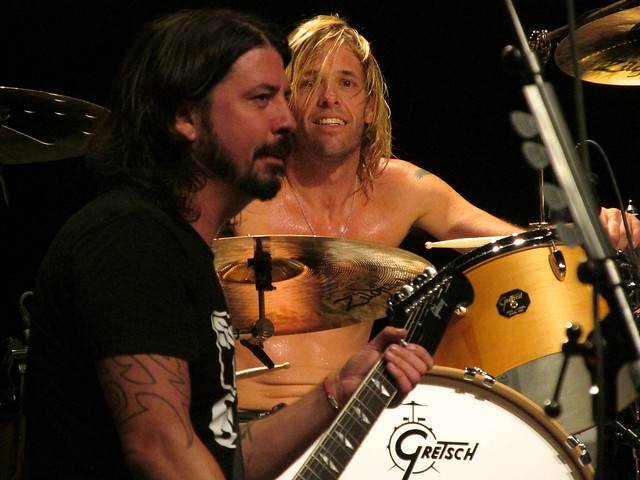 Dave Grohl and Taylor Hawkins