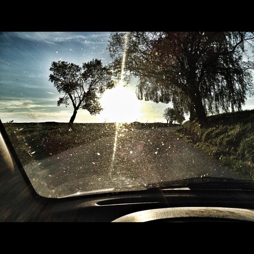 sunset summer sky sun nature car view carview beautifulday followme iphoneonly squaready uploaded:by=flickstagram instagram:photo=18952341331291932321257228