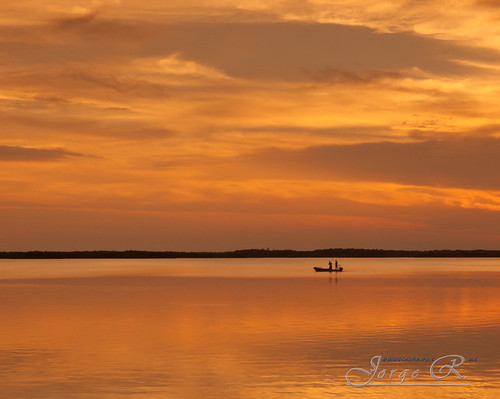 longexposure sunset sea orange usa boat alone florida southflorida evergladecity
