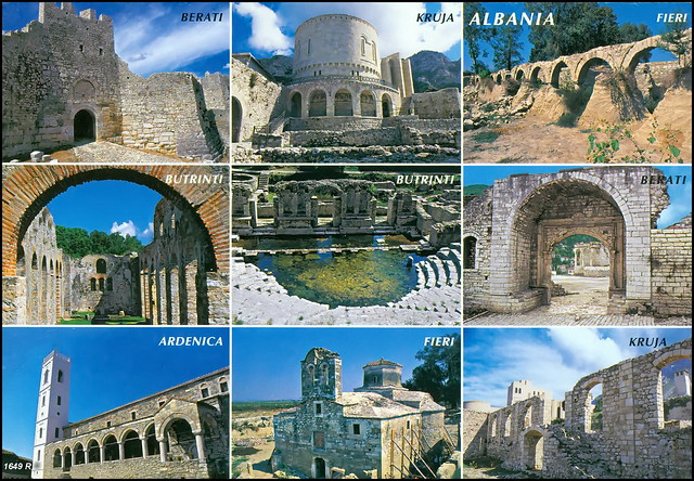 Albania Albanija Shqiperia Arkeologjike Archaelogical sites. Albania