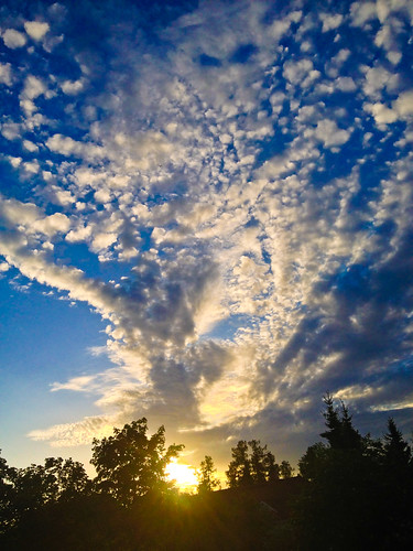 Setting sun and erupting clouds by Keysoon, finland jokioinen tavastiaproper