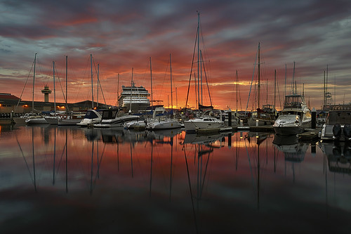 sky seascape marina sunrise landscape boats dawn yachts hobart predawn nikond800 nikkor1735mmf28ded