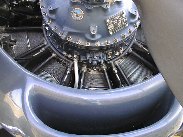 Radial engine of an aircraft of World War II