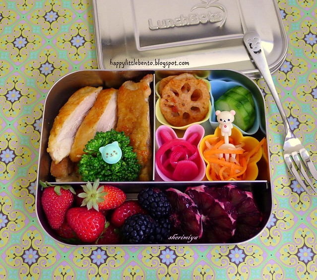 Pan-Seared Chicken in LunchBot Bento