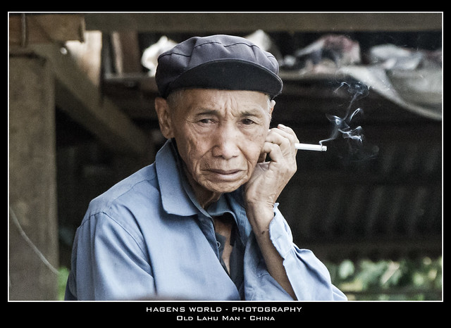 Old Lahu Man - China