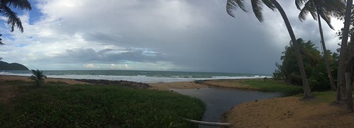 Caribbean Side of Puerto Rico by Jeremy-R-Michael, puertorico nature scenic life photography natural beach san juan sunset storm thunderstorm water oce