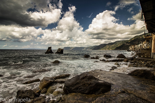sky clouds mare sea waterscape acqua italia roccie rocks nwn greatphotographers