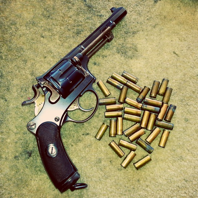 M1882 Swiss Ordnance revolver -- right side
