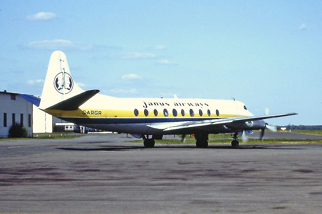 G-ARGR V Viscount Janus Airways CVT 12-05-84