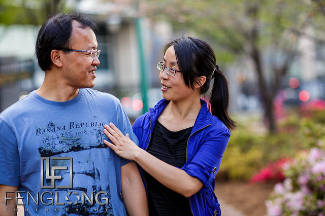 Jing & Ping Portrait Session | Centennial Park & Downtown Atlanta | Atlanta Chinese Photography