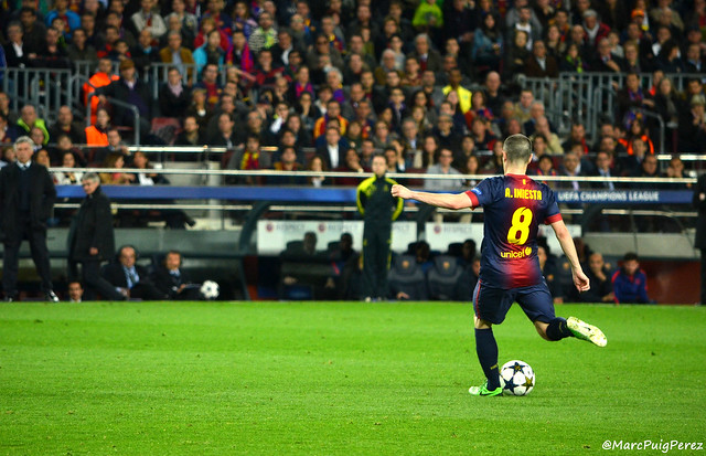 Andrés Iniesta - Barça Vs. PSG - 1/4 Champions League