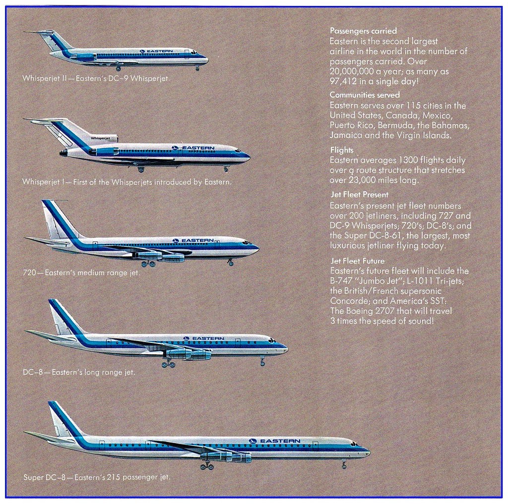 Eastern Air Lines Fleet: 1960s