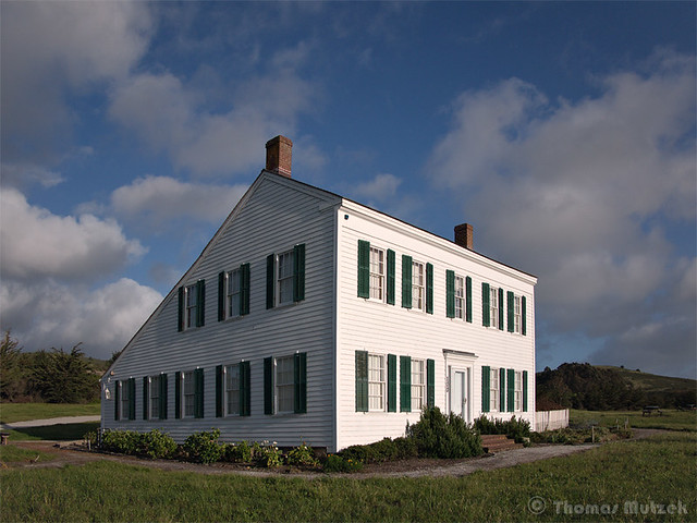 The James Johnston House in Half Moon Bay (Built 1853 - 1861)