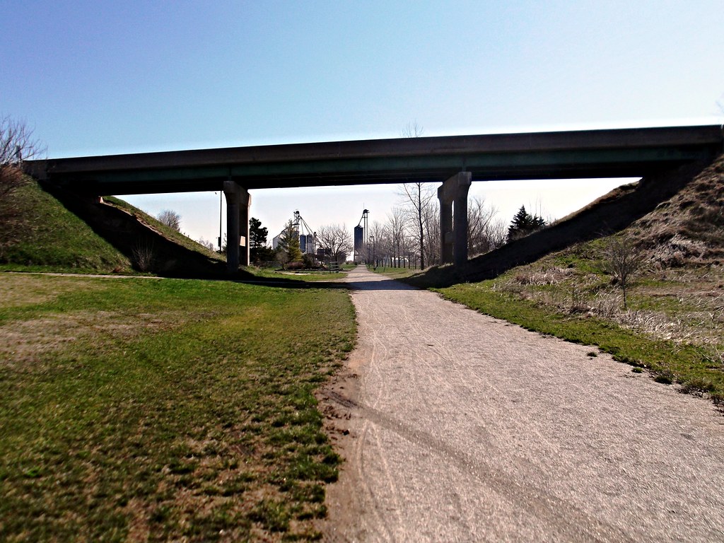 Collins, Iowa, U.S. 65, Highway Bridge, Heart of Iowa Trail, Milwaukee ...